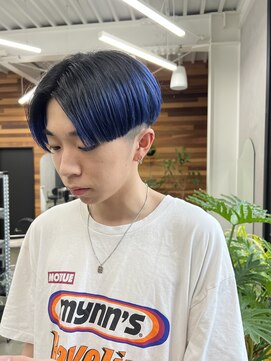 リタ(LITA) navy×men'smash