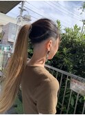 フェードカット　スキンフェード　フェード女子　骨格矯正