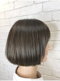 顎ライン重めボブ