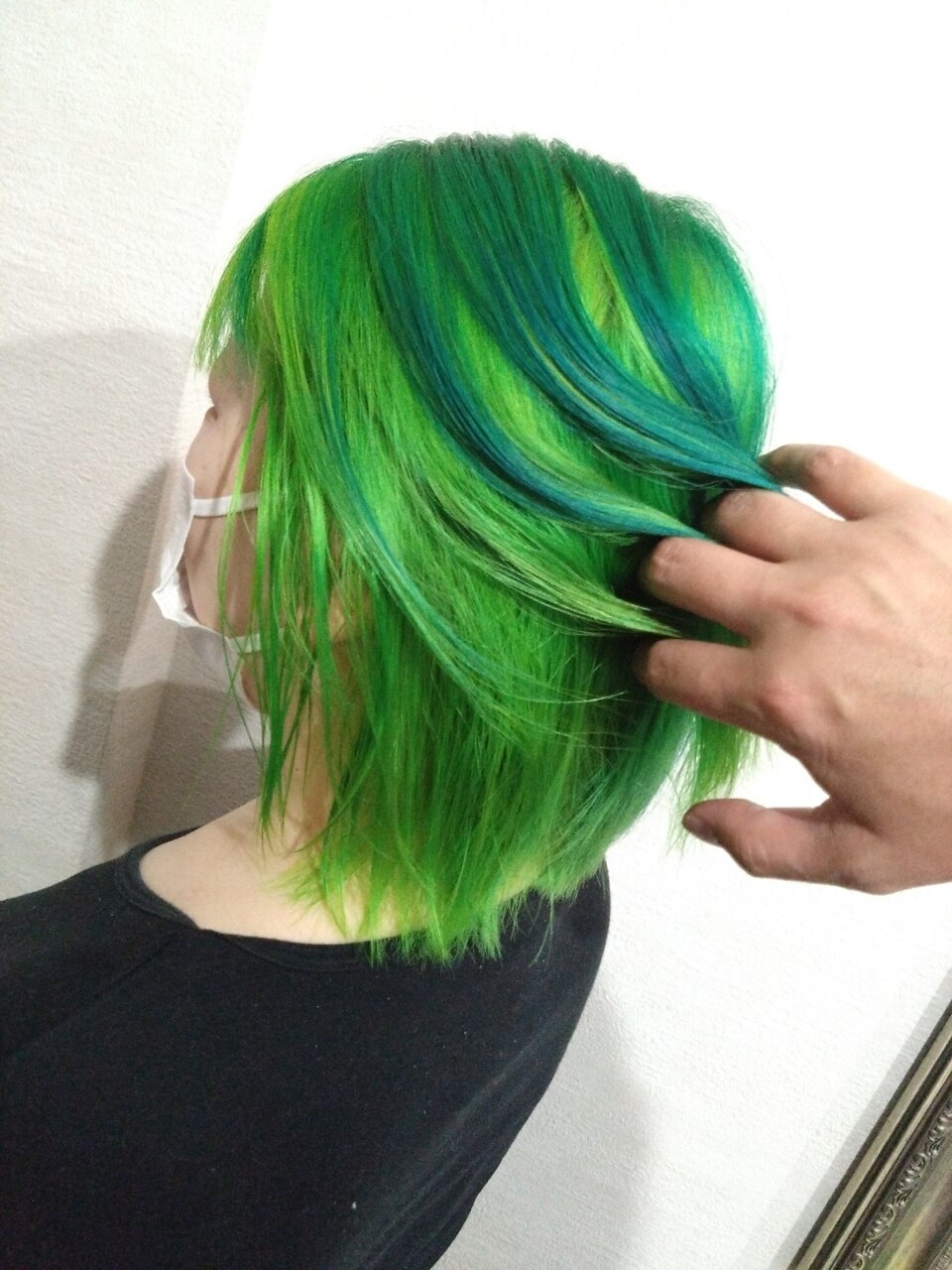 アンブレラカラー グリーン×ライム：L198558386｜ヘアーアンドアイ