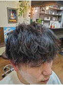 波巻きパーマ