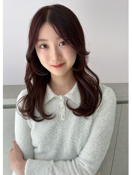 ユーフォリア エヌ 池袋サンシャイン通り店(Euphoria +n) 大人可愛いヘルシーレイヤー/ピンクブラウンひし形シルエット