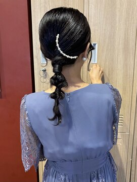 ローレンジウ(LOREN JU) 透明感髪質改善ベージュダブルカラーミルクティーグレージュ