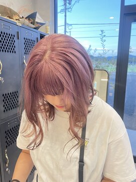 アチーブリス(achieve Liss) ピンクカラーゆるふわニュアンスカラー艶カラー小顔10代20代30代