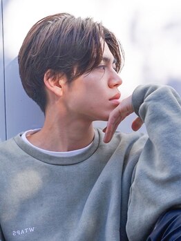 ネウィ 国分寺(newi)の写真/《国分寺駅30秒》あっと言われる垢抜け男前ヘアならnewiにお任せ![メンズカット+眉カット+シャンプー¥4500]