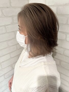 ルノン フィージュ(LUNON fieju) フェイスフレーミングカラー/ミルクティーベージュ