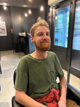 ザマンニューヨーク 南麻布店(THE MAN NewYork) 大人海外アップバングフェード：花形　知希