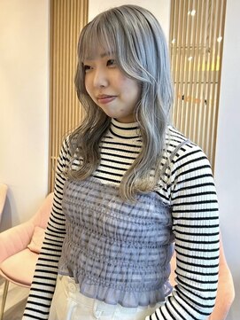 ロジェブルー(Rosier Bleu) 【ダブルカラー】赤みの抑えたシルバーアッシュカラー