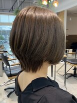 グランデュール 東静岡池田店(GRANDEUR)&nbsp;マッシュショート丸みショート黒髪ショートベリーショート40代