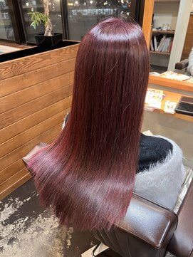 スープレックス ヘアーデザイン(SOUPREX HAIR DESIGN) 大人女性の艶ピンク 髪質改善水素トリートメント 40代 30代