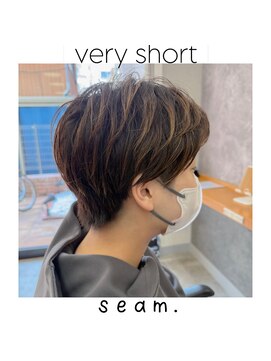 シーム(seam.) 簡単スタイリング束感ショート◎どんな髪質・毛量・年齢もOK！