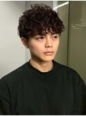 スパイラルパーマ 波巻きスパイラル ツーブロック 束感 10代20代