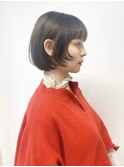 顔まわりレイヤーボブ