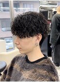 熊本メンズパーマ 波巻きスパイラル S字カール MEN'S Hair