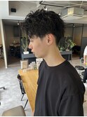 無造作マッシュメンズショート☆ソフトツイスパ