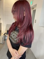 タオ 河原町(Tao)&nbsp;レイヤーカット×ワインレッド 宮本一真