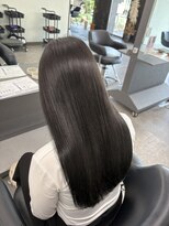 ガルボヘアー 桟橋店(garbo hair) オイルカラーシアーブラック高知美容院