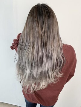 エル オオサカ 心斎橋店(L. OSAKA) グレージュロング_カーキグレージュマッシュショート_Y4