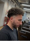 スペインカール/スパイキーショート/フェザーパーマ/フェード