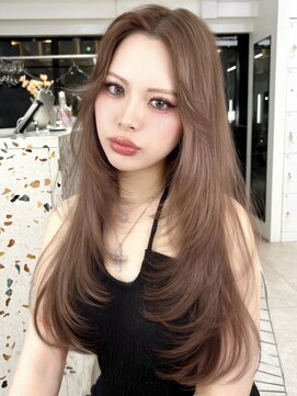 オニキス(ONYX) A226レイヤーカットミルクティーカラーベージュカラー