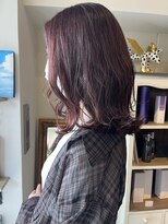 ヘアーデザイン シュシュ(hair design Chou Chou by Yone)&nbsp;ピンクラベンダー/ブリーチなし/ダブルカラー/暖色カラー