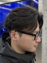 レタッチ バイ フィフス 天神大名(RETOUCH by fifth) 天神メンズパーマフェザーパーマシャドウパーマセンターパート