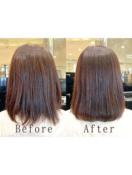 『くせ毛・うねりのお悩み解決』毎朝鏡を見るのが楽しみになる、扱いやすいピュア髪にリセット！