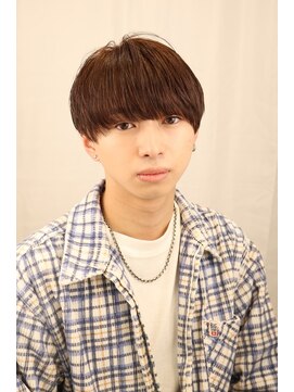 オーシャントーキョー 仙台(OCEAN TOKYO) フェザーショートニュアンスパーマセンターパートツーブロック