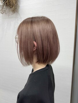 リベストバイジェービー 稲毛(li best. byjb) ピンクベージュ/アンブレラカラー/イメチェン/前髪[稲毛/稲毛駅]