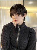 韓国ショートウルフショートハンサムショートジェンダーレスヘア