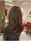 レイヤーカット小顔カット大人ヘア髪質改善30代40代50代銀座
