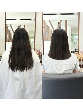 ヘアブリス アナザーワールド(hair bliss ANOTHER WORLD) セミロングストレートヘア