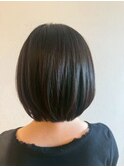 乾かすだけでまとまる美フォルムボブ