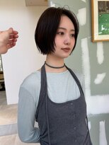 スー 代官山(suu) 顔まわりレイヤーボブ大人くびれボブハッシュカットショートボブ