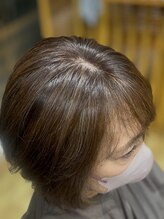 ムニ ミズホ ヘアー(muni Mizuho) 大人女性の自然な白髪ぼかしカラー
