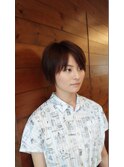 フェミニンショートボブ