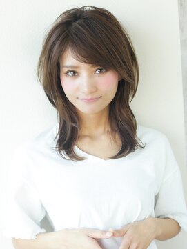 アフロート ディル(AFLOAT D'L) 《AFLOATディル裕二朗》小顔で大人可愛いボリュームレイヤーヘア