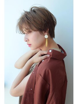 ヘアメイク シュシュ(Hair make chou chou) ハンサムショートクールショートボブルフハイライトカラー