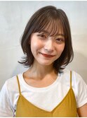 【GARDEN荒井夏海】ふんわりレイヤーボブ×シースルー前髪