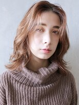 アルバム 新宿(ALBUM SHINJUKU)&nbsp;モカブラウン_エアリーミディショートパーマ_8174