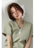 やわらかさのある大人女性のボブ