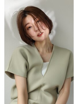 エクリボンヌ(equri bonne) やわらかさのある大人女性のボブ