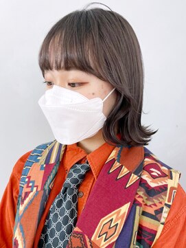 アイティーバイアルバム 松戸店(IT by ALBUM) ボブダークグレージュ_くびれヘアビタミンカラー_ba356791