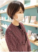 【滝田】丸み小顔ショートボブ20代30代40代吉祥寺もみれ毛人気
