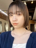 ラフ フロム ガーデン(Laf from GARDEN)&nbsp;シースルーミニボブ/ショコラアッシュ/ヘルシーヘア