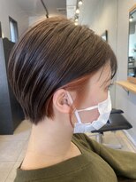 ループ 清澄白河(LOOP×)&nbsp;インナーカラーショート オレンジベージュ