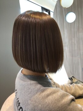 カラーズ(PRIVATE HAIR SALON COLOR'S) 前下がりのワンレン◎メタリックグレイパール♪