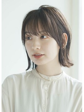 ガーデン オオタカノモリ(garden otakanomori) 暗髪×ロブ×シースルーバング×フレンチガーリー