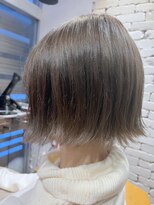 ザ カラー ラボ(THE COLOR LABO)&nbsp;透明感カラー　ブリーチオンカラー　グレージュ