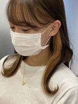 ムク 横浜店(muku)&nbsp;ミルクティーベージュダブルカラーインナーカラーケアブリーチ